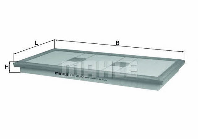MAHLE LX3140 Filtro de aire  disponible Valladolid