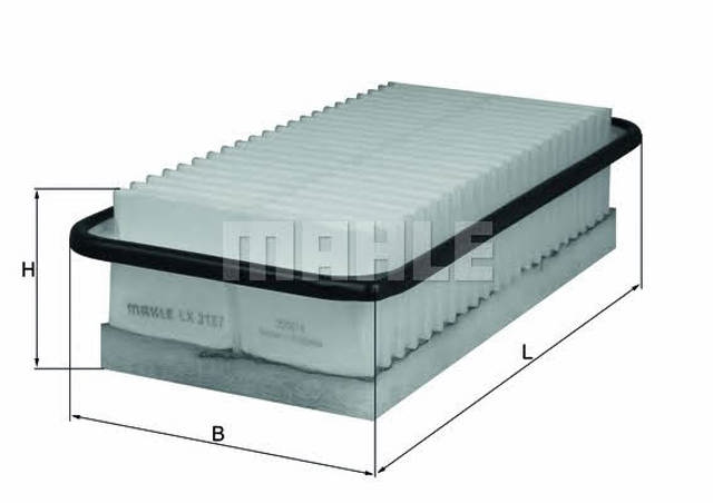 LX3187 MAHLE Filtro de aire  comprar en Lleida
