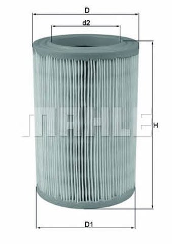 LX3285 MAHLE Filtro de aire  en stock Córdoba