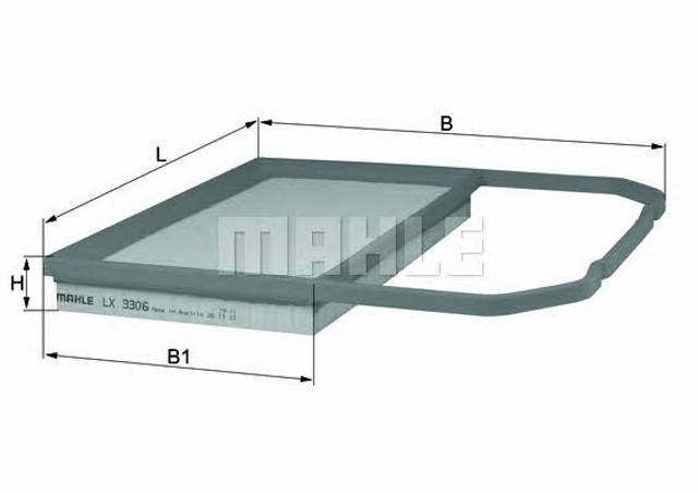 LX3306 MAHLE Filtro de aire  en stock Gandía