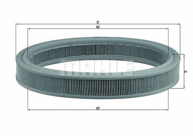 MAHLE LX332 Filtro de aire  disponible Lugo
