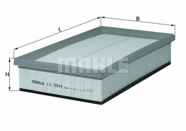 LX3344 MAHLE Filtro de aire  en stock Gandía