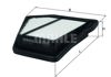 Filtro de aire coche LX3349 MAHLE