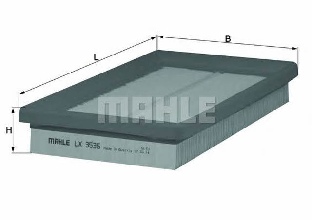 LX3535 MAHLE Filtro de aire  disponible Ourense