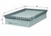 Filtro aire LX418 MAHLE
