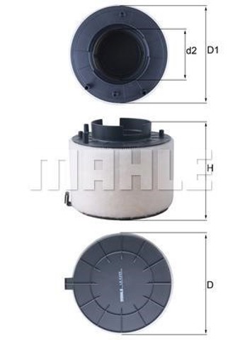 MAHLE LX4249 Filtro de aire  en stock Salamanca
