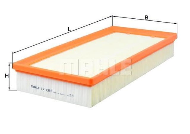 LX4397 MAHLE Filtro de aire  comprar en Oviedo