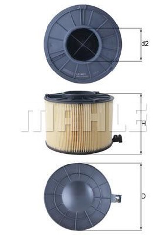 LX4411 MAHLE Filtro de aire  disponible Ourense