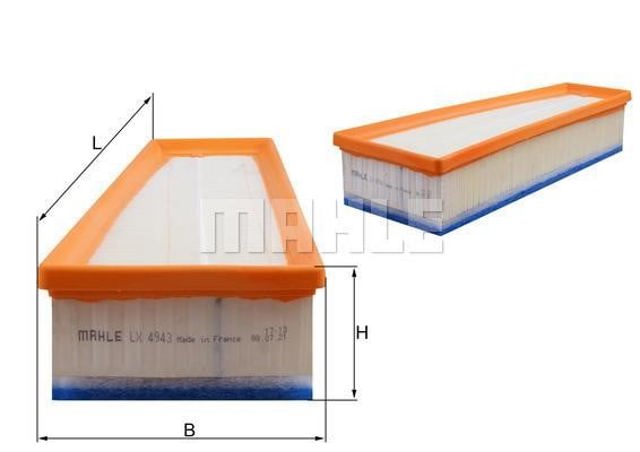 MAHLE LX4943 Filtro de aire  en stock Salamanca
