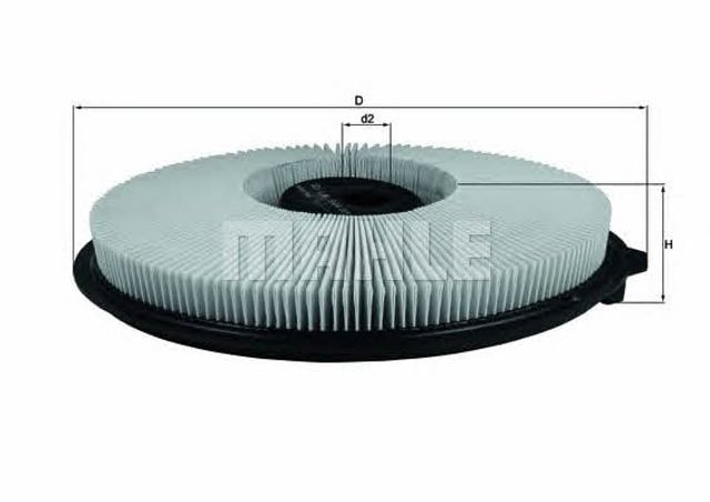 LX544 MAHLE Filtro de aire  en stock Huelva