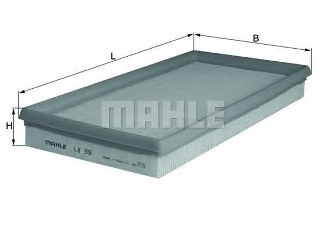 LX59 MAHLE Filtro de aire comprar Madrid