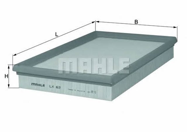 MAHLE LX63 Filtro de aire  comprar en Ponferrada