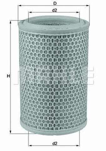 MAHLE LX660 Filtro de aire  en stock Salamanca