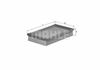 Filtros de aire LX663 MAHLE