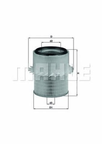 LX673 MAHLE Filtro de aire  en stock Huelva