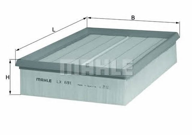 MAHLE LX691 Filtro de aire  disponible Valladolid