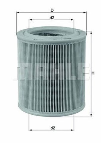 MAHLE LX706 Filtro de aire  en stock Valencia