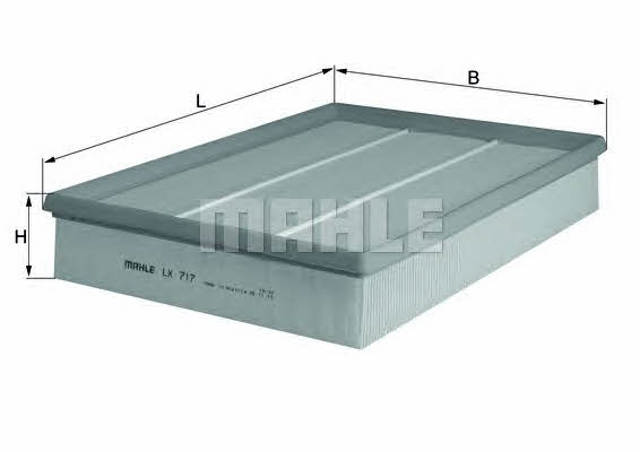 MAHLE LX717 Filtro de aire  disponible Valladolid
