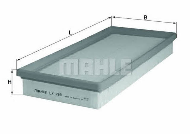 MAHLE LX799 Filtro de aire  en stock Salamanca