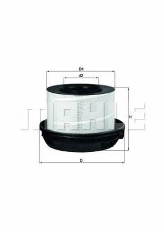 Filtros de aire LX8141 MAHLE