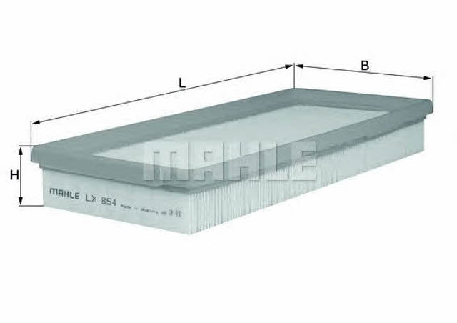 LX854 MAHLE Filtro de aire  comprar en Jaén