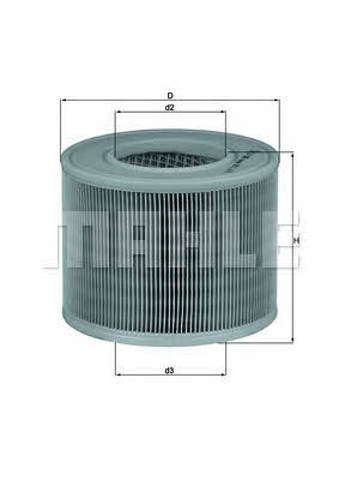 MAHLE LX986 Filtro de aire  disponible Valladolid