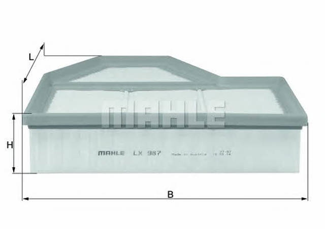 LX987 Filtro de aire  disponible Burgos