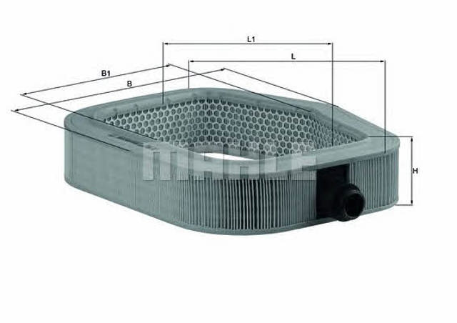 LX990 MAHLE Filtro de aire  disponible Vigo