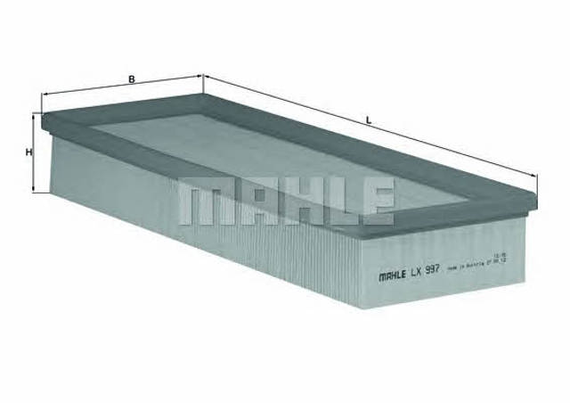 LX997 Filtro de aire  disponible Burgos