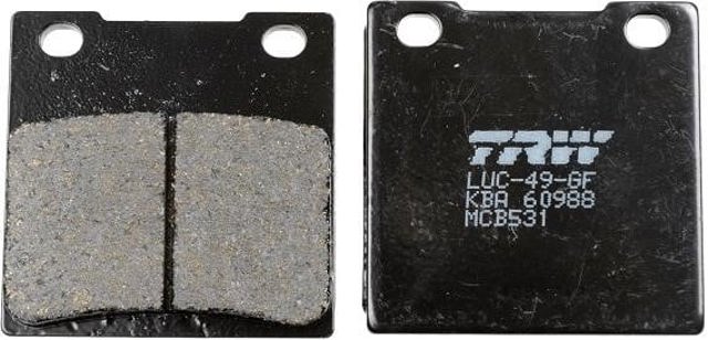 Pastillas traseras MCB531 TRW