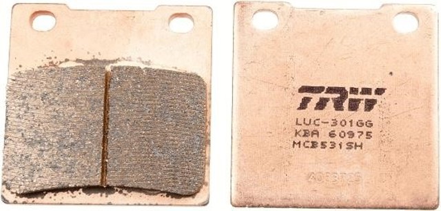 Pastillas traseras de freno MCB531SH TRW