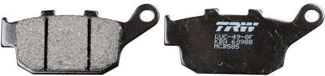Pastillas traseras de freno MCB585 TRW