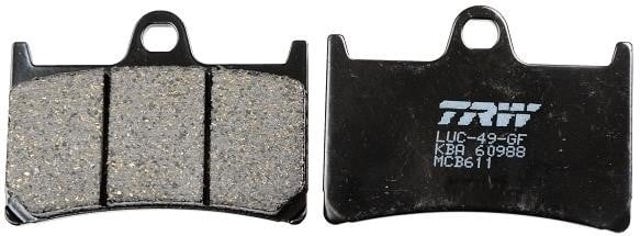 Pastillas freno delanteras MCB611 TRW