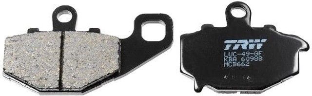 Pastillas freno traseras MCB662 TRW