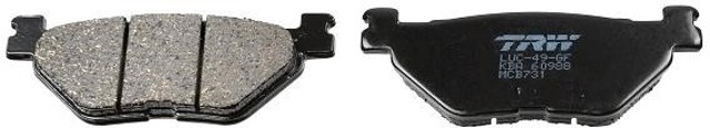 Pastillas de freno traseras MCB731 TRW