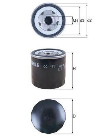 OC473 Filtro de aceite  comprar en Reus