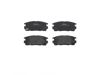 Pastillas traseras P10004 BREMBO