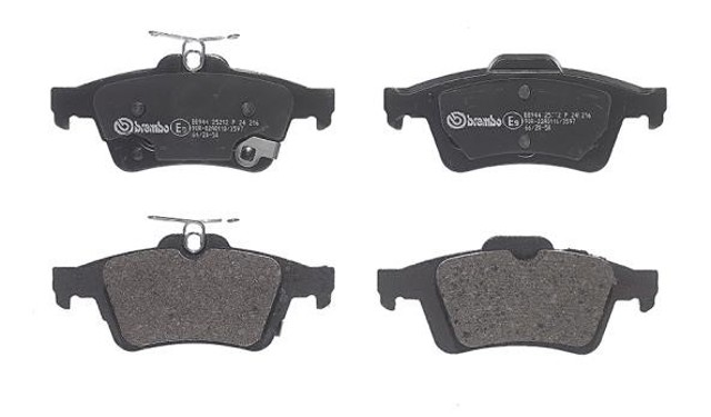 Pastillas de freno traseras P24216 BREMBO