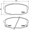 Pastilla de freno P30034X BREMBO
