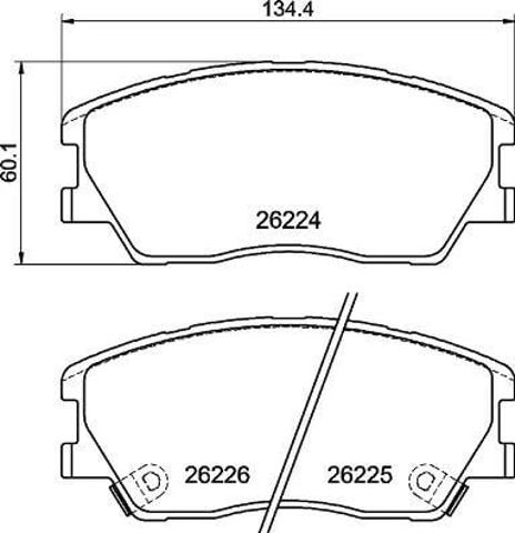 Precio del repuesto Pastillas de freno delanteras Soul III hatchback