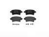 Pastillas traseras de freno P59040 BREMBO