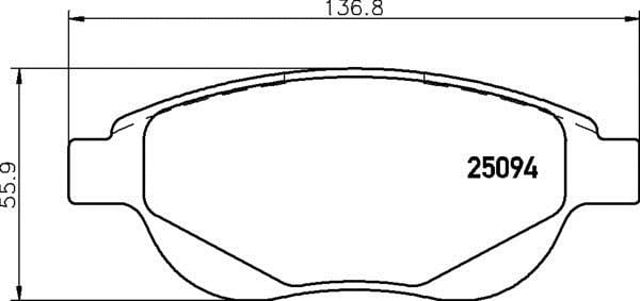 Pastillas freno delanteras P61137 BREMBO