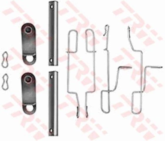Juego de resortes de sujeción de pastillas de freno delanteras para Peugeot 306 7A