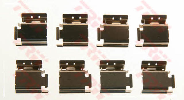 Juego de resortes de sujeción de pastillas de freno delanteras para Peugeot 307 3A, 3C