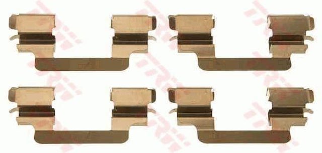 Comprar Juego de resortes de sujeción de pastillas de freno delanteras Peugeot 407  6D a bajo precio