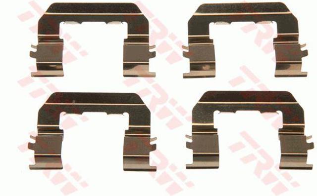 Juego de resortes de sujeción de pastillas de freno delanteras PFK566 TRW