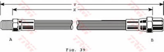 TRW PHB111 Latiguillos de freno delantero comprar Barcelona