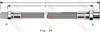 Tubo flexible de frenos delantero PHB113 TRW