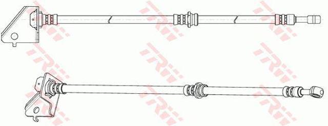 Manguera de freno delantero izquierdo PHD1121 TRW