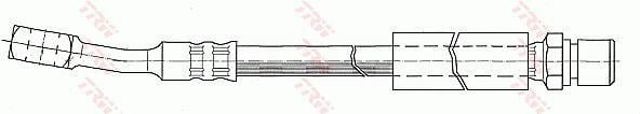 Latiguillo de freno delantero Opel Astra 51, 52, F35, M35